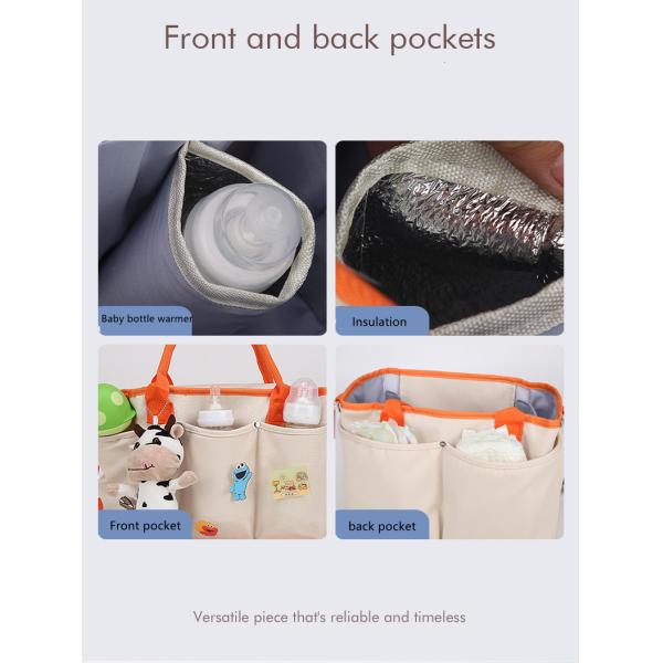 Customized Color Baby Stroller Organizer Bag for Diapers and Essentials