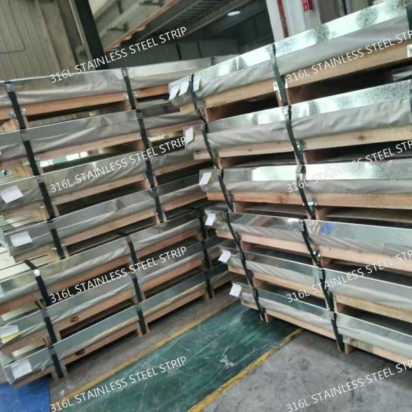 Precisión 316L de acero inoxidable de la franja laminado en frío recocido en escabeche