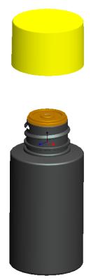 Spill Proof Toner Plastic Bottle Refillable 20ml 30ml 50ml 120ml