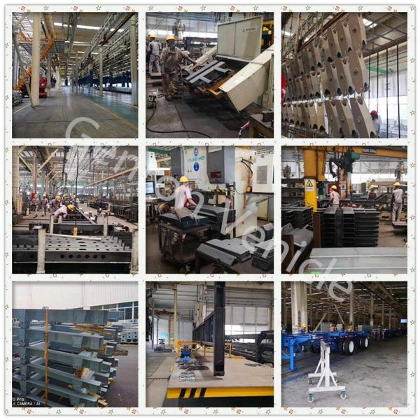 FUWA цапф 60Tons стенки 53 Ft CCC падения стороны трейлер Semi