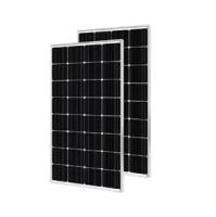 100w Pequenos painéis solares portáteis 18.2V Células solares monocristalinas