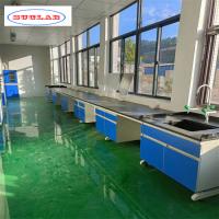 Optimizar el almacenamiento de bancos de pared de laboratorio espacial con función de chorro de arena