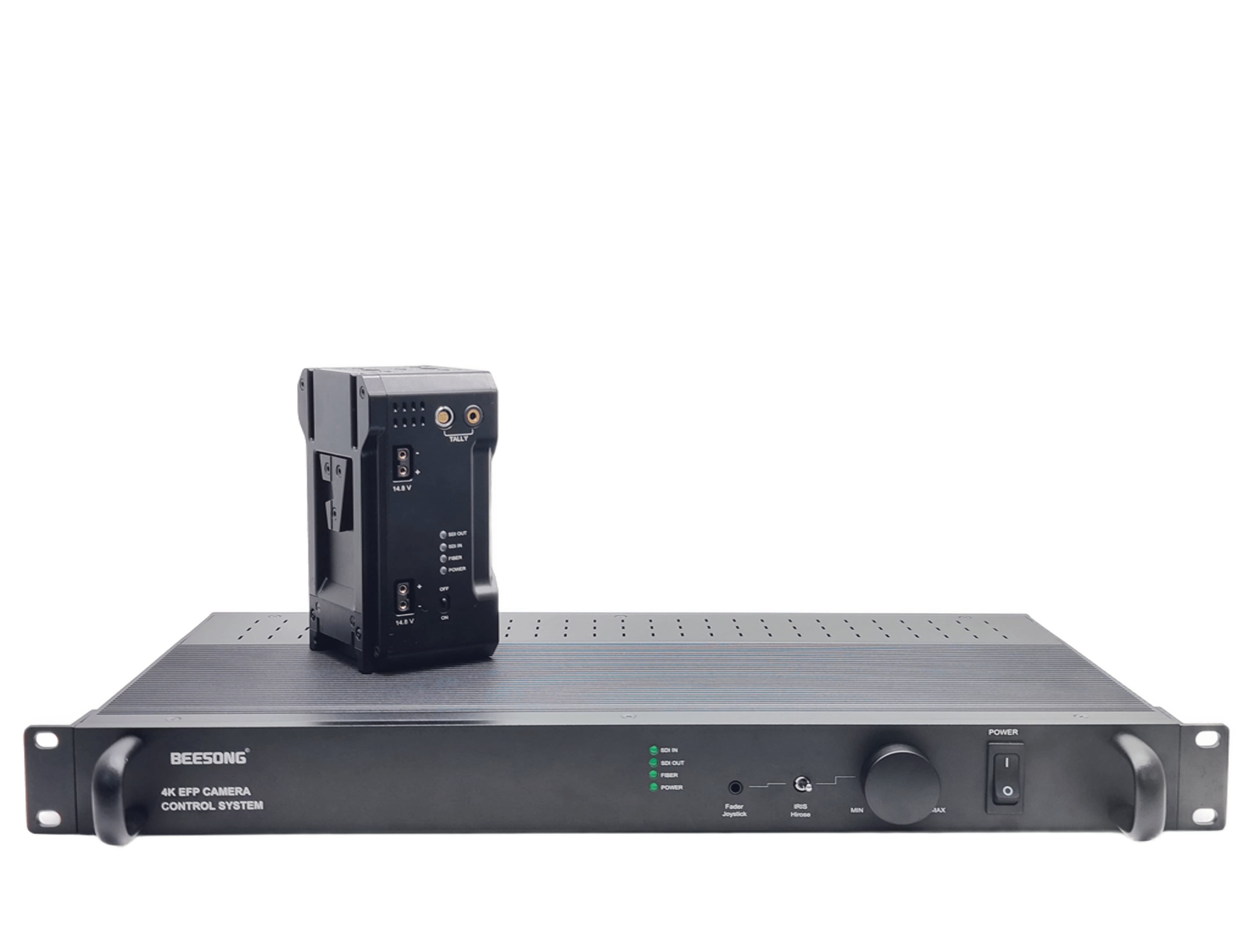 SMPTE Remote Control 4K 12G-SDI Fiber Transmission System With PGM Video Return