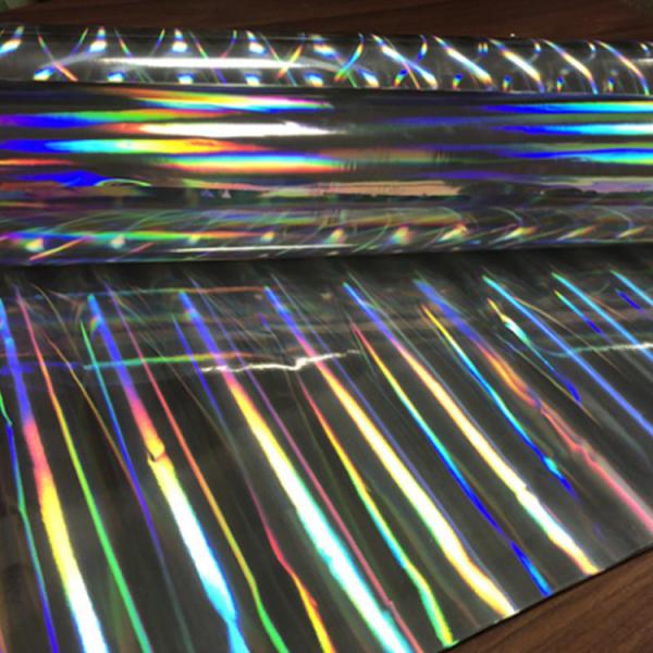 15 Micron PET Holographic Transfer Metallized Film With UV Printable Patterns