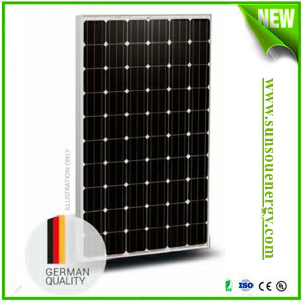 Mono-crystalline solar panel 250w, price solar panel, mono solar panel system for hot sale