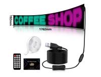 16*192 LED Smart Soft Screen App Control Car Pixel Display Pour les affichages publicitaires des magasins