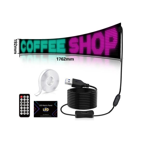 Display de píxeles del coche de control de aplicaciones suaves