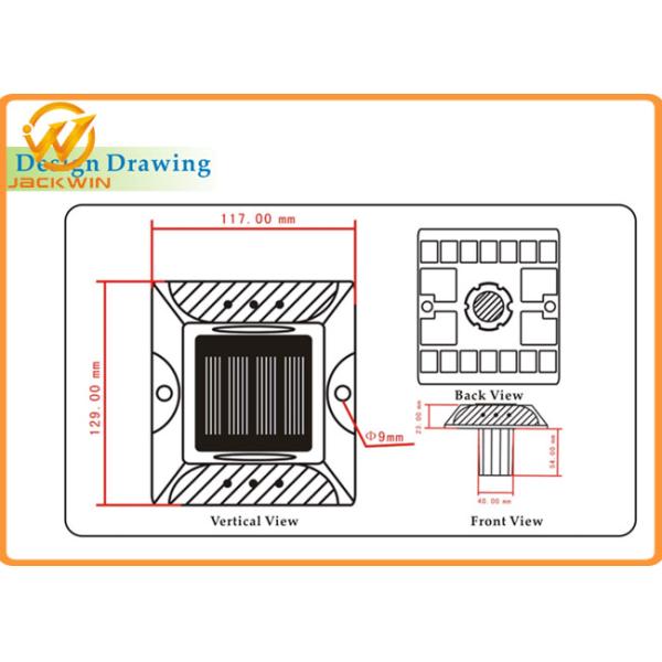 High Visible Reflective Road Studs For Construction Site With Low Temperature , Energy Saving