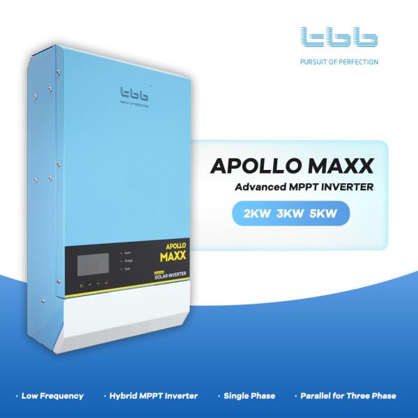 Inversor solar 5KW 24V 2KW 3KW 48V 5KW do híbrido de TBB Apollo Maxx Arrival 90A MPPT