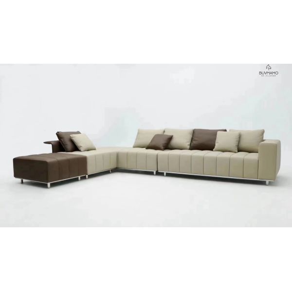OEM/ODM CUSTOMIZED MODERN LONG COUCH FURNITURE COLLECTION SETS WITH SOLID WOOD FRAME ELEVATE YOUR LIVING SPACE WITH OUR MODERN L-SHAPED VELVET FABRIC UPHOLSTERED LONG COUCH MODULAR SECTIONAL SOFA