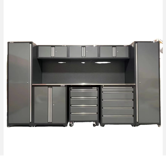 Heavy Duty Wheels Stainless Steel Tool Storage Box Metal Tool Box Cabinets for Garage