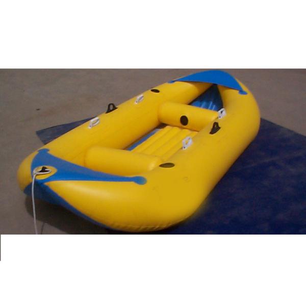 Шлюпка сплотка желтого брезента ПВК рекламы 0.9мм раздувная, раздувное река БоацИХРБ009