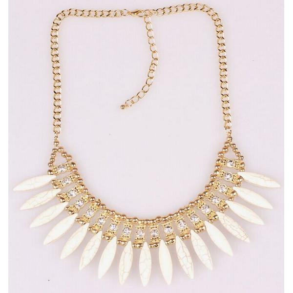XY12004 turquoise ivory necklace wholesale sell like hot selling