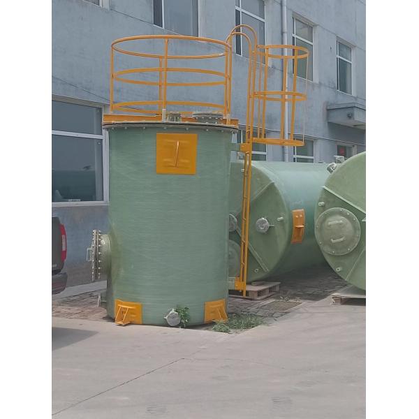 Filament Winding High Strength Fiberglass Chemical Storage Tank For Various Acidic