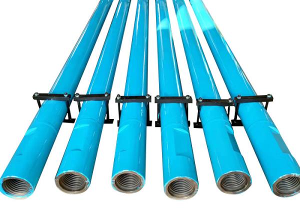 R780 steel  Blue 219*25*7620 25ft Water Well Drill Pipe For Mining