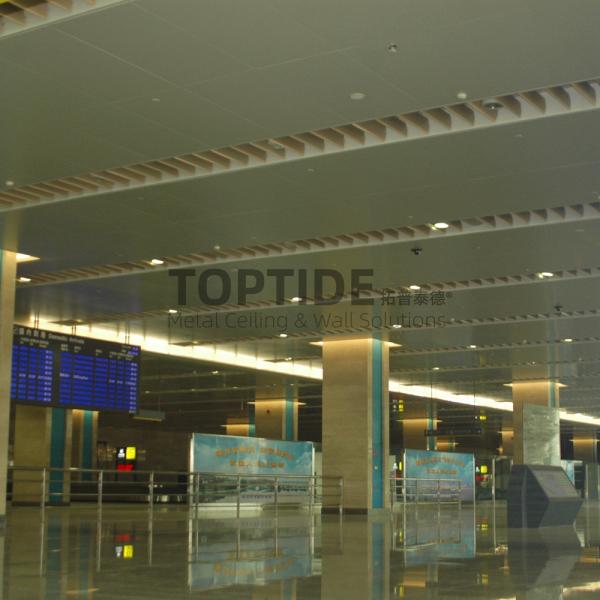 White Aluminum Decorative Ceiling Tray Pop Metal Waterproof Suspended Ceiling Tiles