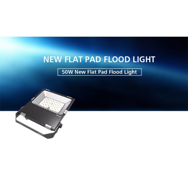 IP66 Outdoor Ultra thin Waterproof LED Flood Lights 50W 65000lm SMD3030 chips 5 years warranty