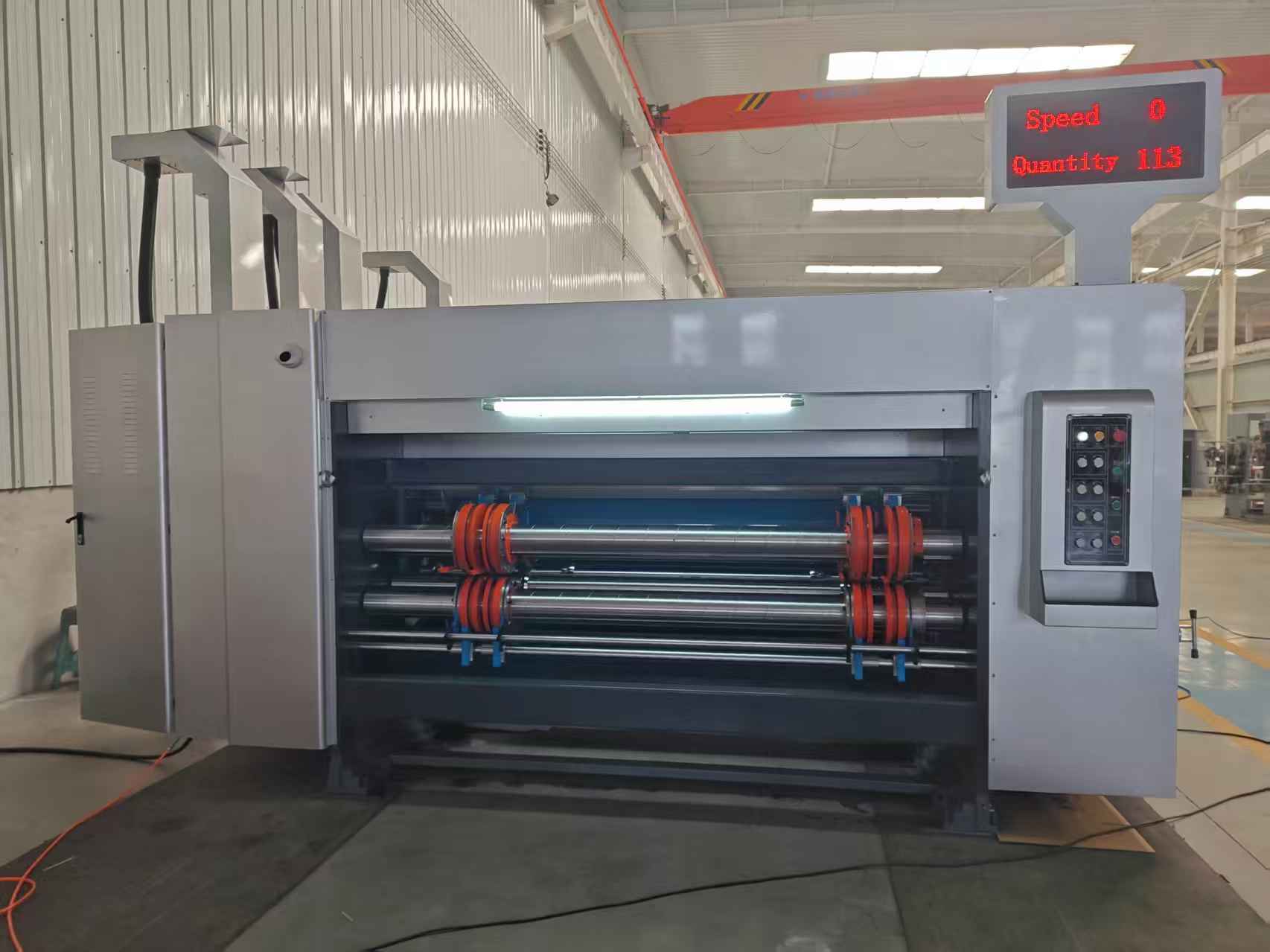 Corrugated Carton Flexo Printing Machine Suitable for Large Scale Packaging Production with Print Consistency and Speed