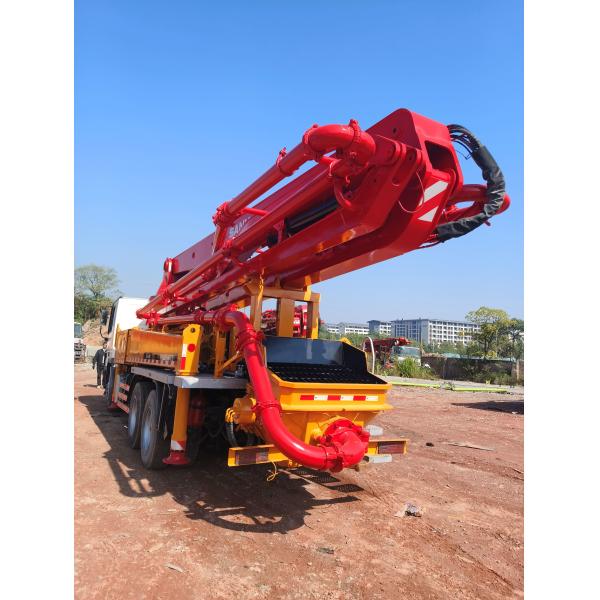 Rehabilitado SANY 37m bomba de hormigón instalado en la fábrica de chasis Mercedes-Benz stock para la venta