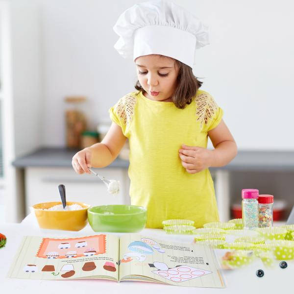 Livro de desenho de água para colorir 2 em 1 para crianças brinquedos educativos para cozinhar