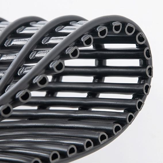 PVC Anti-Slip Bath Mat 12mm Thick 3800g/sqm Hollow Tube