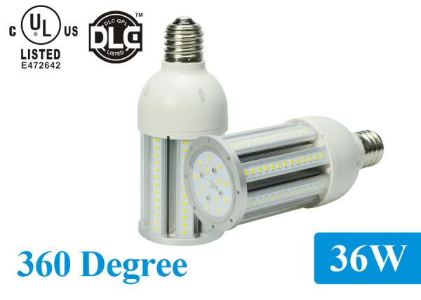 Outdoor Street Lamp 360 Degree LED Bulb , 36w Led Corn Light Bulb Ul Dlc Approval
