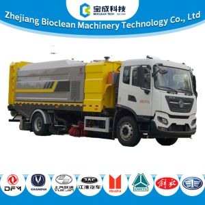 Operating Weight 5000 Kg Vacuum sweeper Truck Including Maximum Speed 89kmh and Chassis Total Capacity 5500kg for Debris Removal