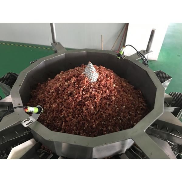 Водоустойчивое сверло SUS304 кормить Weigher Multihead для липких маслообразных свежих продуктов
