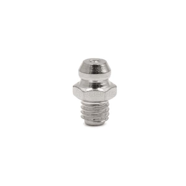 M6 Nickel Grease Gun Nipple Fitting Plated Zerk For Motorbike Car Accessories Parts