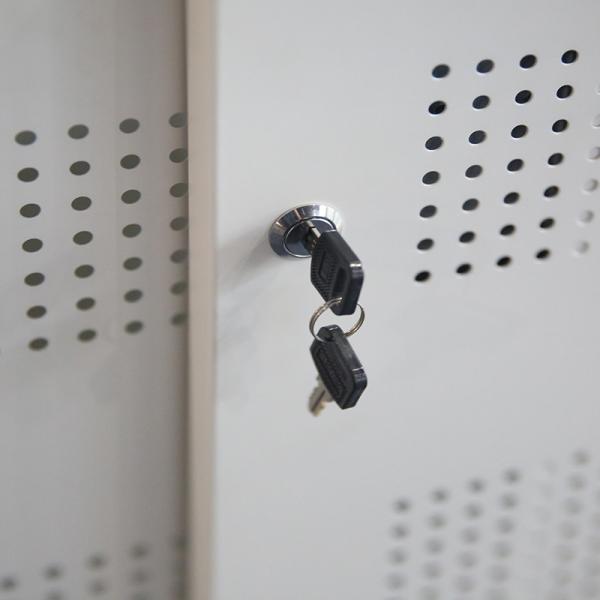 Commercial Sliding Door Office Cabinet With Handle Lock