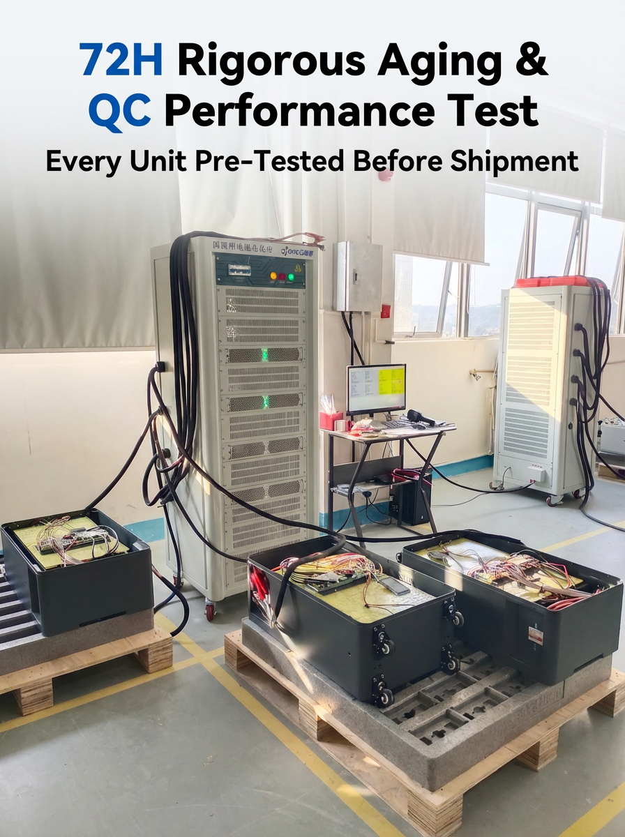 16kWh 51.2V LiFePO4 Battery Pack 314Ah Deep Cycle Solar Storage Battery 150A BMS for Off Grid System