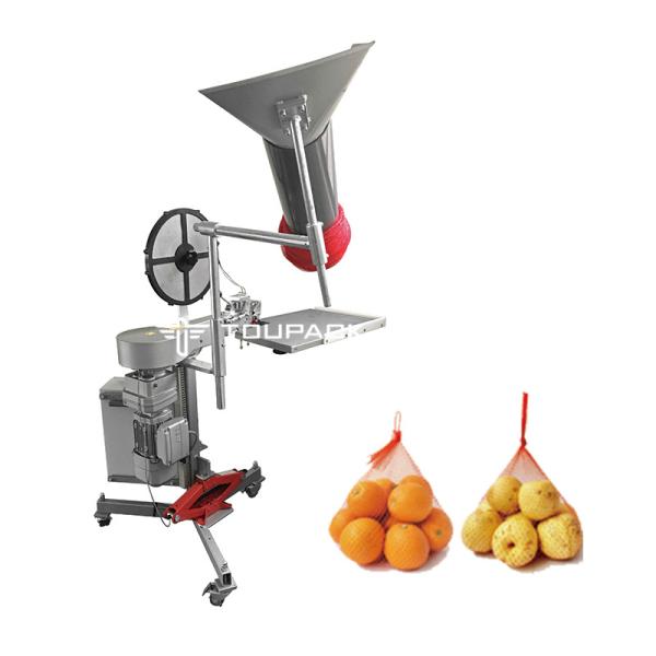Semi-Automatic Onion Fruit Potato Mesh Bag Packaging Machines Net Bagging Machine