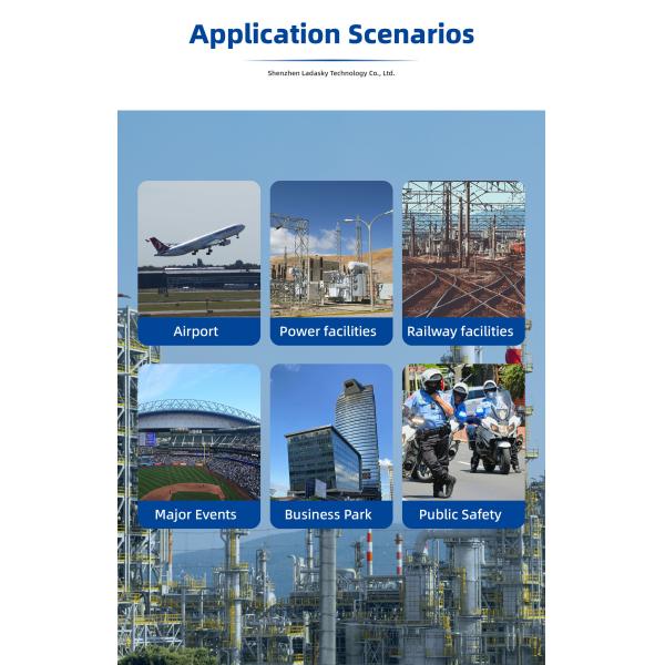 Portable Drone Detector 100MHz-6GHz 3km Range 600g Wearable