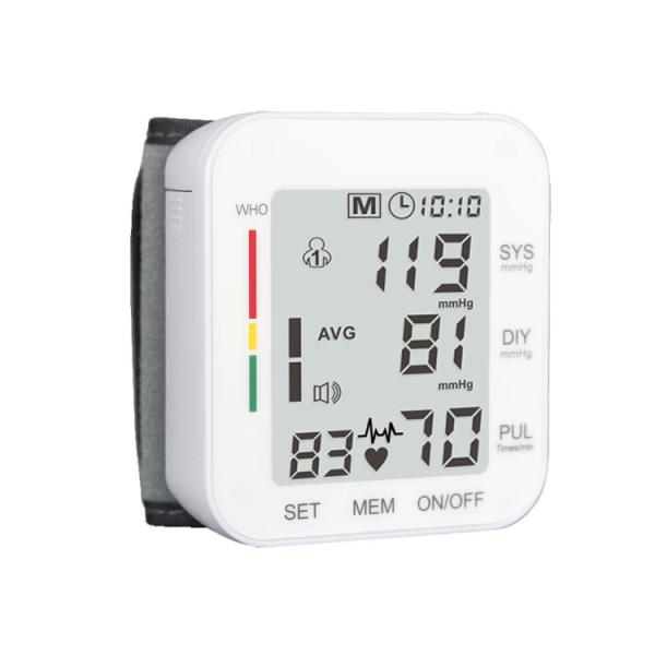 Medical Electronic Digital Wrist Blood Pressure Monitor