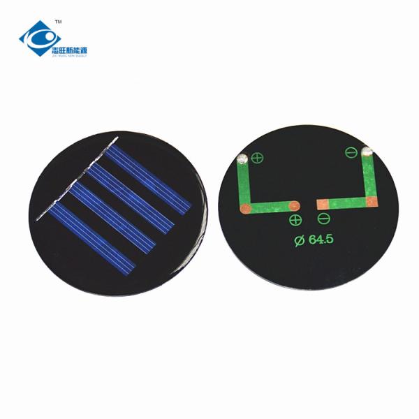 2V Epoxy Resin Solar Panel ZW-R64.5-2V Mini Lightweight Silicon Solar PV Module