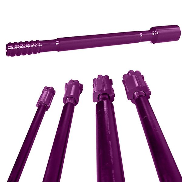 Rock Drill Rod Mining Drilling Tools T38 Top Hammer Threaded Extension Drill Rod