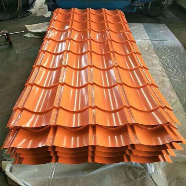 Construction Galvanized Coated Zhongyu Corrugated Roofing Sheet Customized PPGI/PPGL Roofing Tile Color Steel Roof Tile