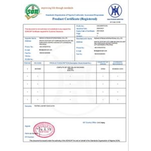 Rizhao Stream International Co., Ltd Сертификации