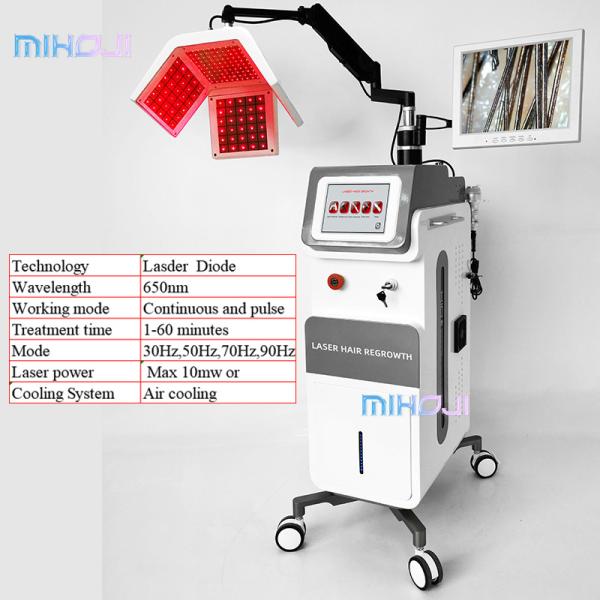 Máquina de Tratamento de Perda de Cabelo de Infravermelho Multifuntcional para Eliminação de Acne
