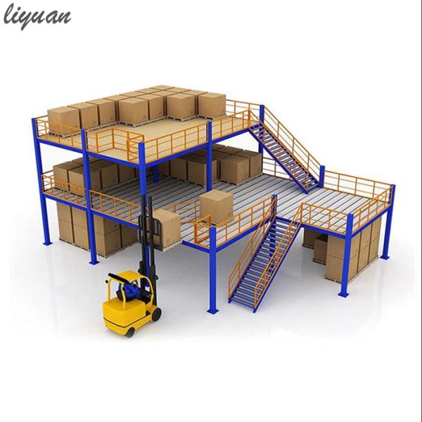 100-1500kgs Warehouse System Mezzanine Platform Shelf