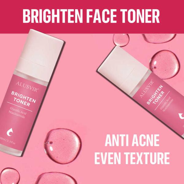 Private Label Korean Skincare Vitamin C Glycolic Acid Face Toner Skin Care Brightening Anti-Aging Facial Toner for Black Women