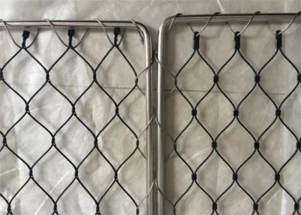 4mm Safety Protection Ferrule Stainless Steel Wire Rope Mesh