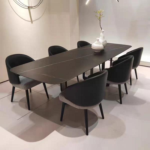 Flex Low Back Fabric Dining Room Chairs Upholstered Steel Base