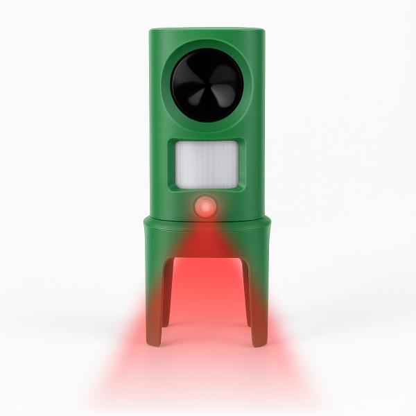 Solar Ultrasonic Animal Repeller For Garden Lawn