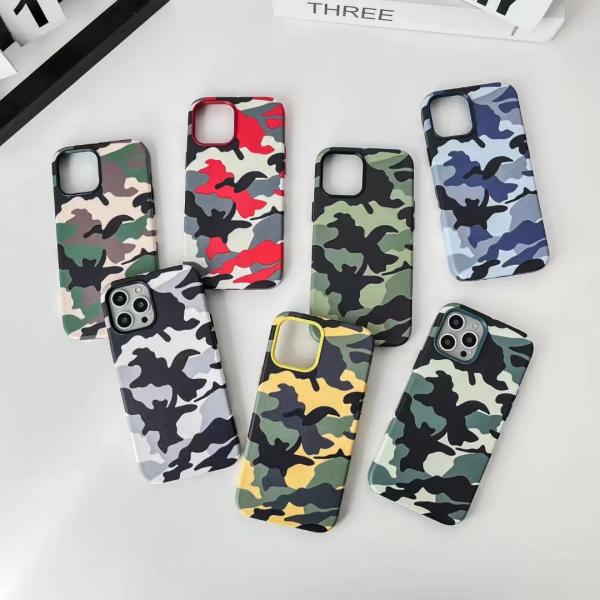Camouflage Luxury Mobile Back Cover Waterproof For Iphone 14 Pro Max