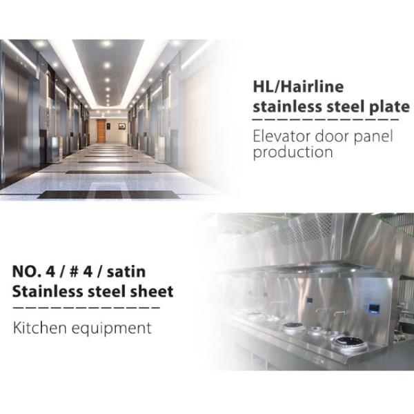 AISI 202 439 444 Stainless Steel Metal Plates For Roof Structure