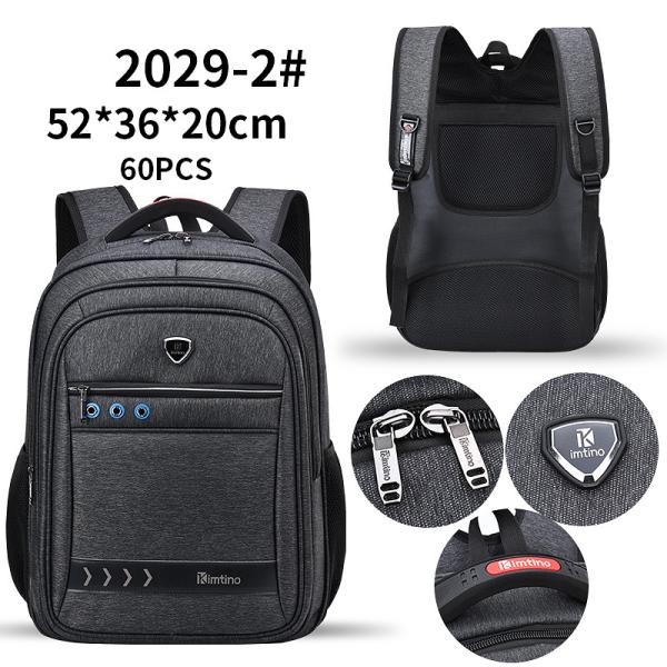 Male Polyester Nylon Travel Backpack Waterproof 20 Inch Laptop Bag Men