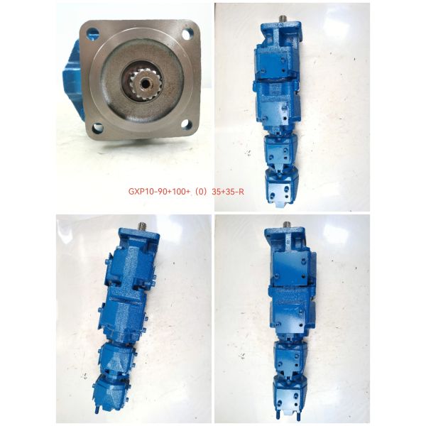 GXP10-90+100+(0)35+35-R Hydraulic Gear Pump for America Parker GXP10 GXP1 GXP0 GXPP Series GXP2 Aluminum Alloy Material One Year Warranty