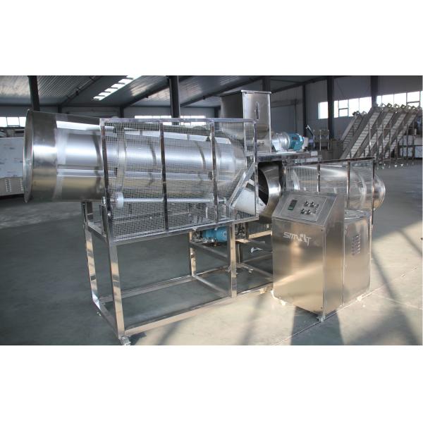High Performance Snacks Food Product Line , Stainless Steel Puffed Food Machine