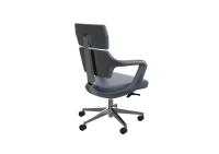 Mold Foam Ergonomic Office Chair With Middle Aluminium Back